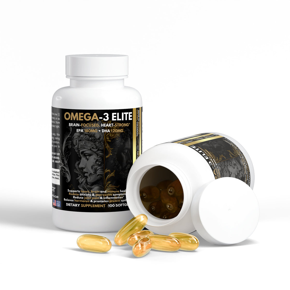 Omega-3 Elite: Brain-Focused. Heart-Strong.