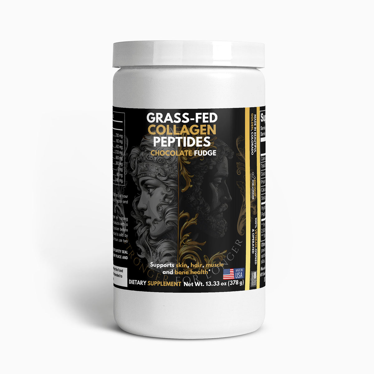 Grass-Fed Collagen Peptides: Chocolate Fudge