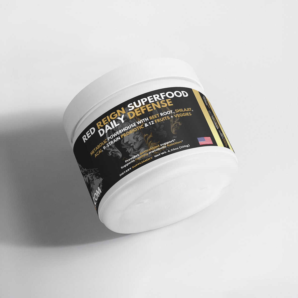 Red Reign Superfood Daily Defense: Shilajit, Beets, Acai & Probiotics