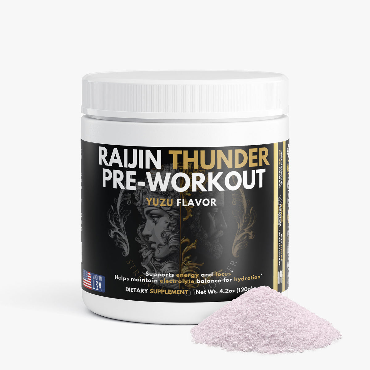 Raijin Thunder Pre-Workout: Yuzu Flavor