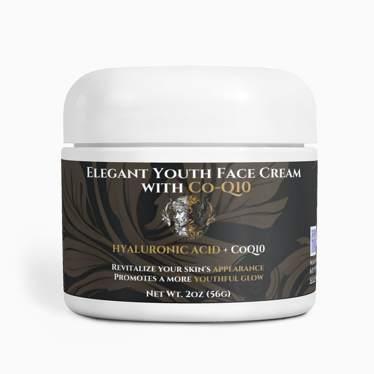 CoQ10 Face Cream with Hyaluronic Acid & DMAE