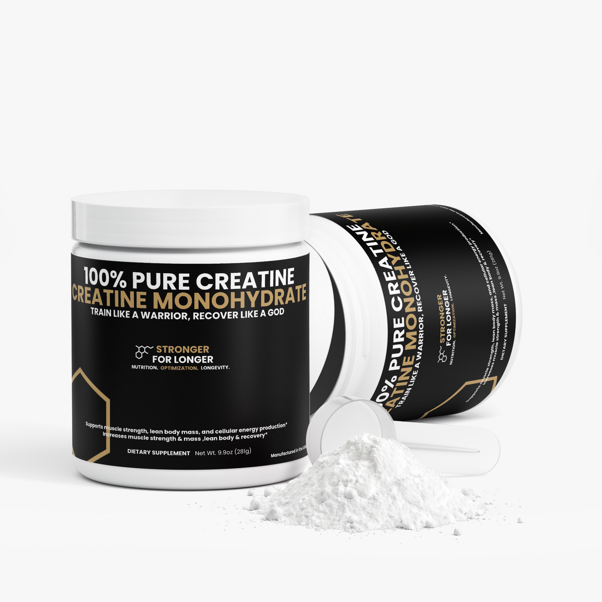 100% Pure & Natural Creatine Monohydrate (Water Soluble)