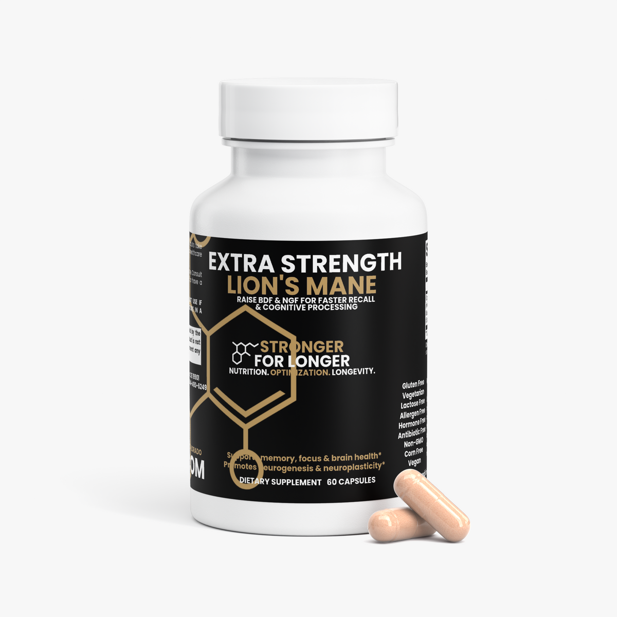 Extra Strength Lion's Mane Mushroom - 1000mg