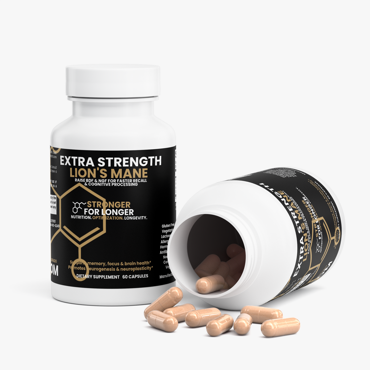 Extra Strength Lion's Mane Mushroom - 1000mg