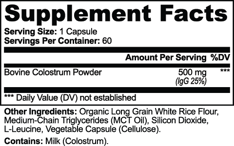 Colostrum: Bovine Peptides