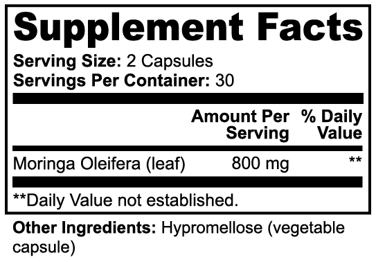 100% Pure Moringa: One Plant. All The Power