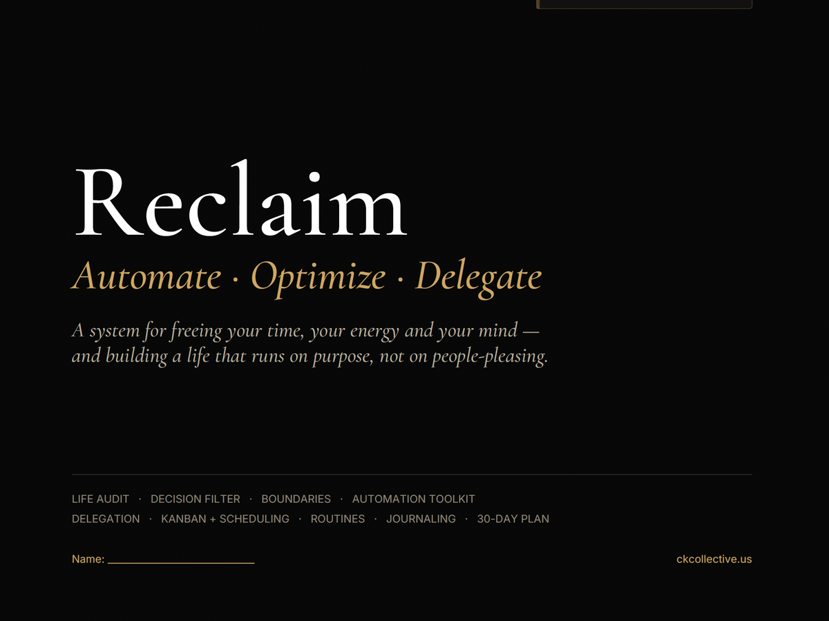 Stop People Pleasing: Automate, Optimize & Delegate PDF