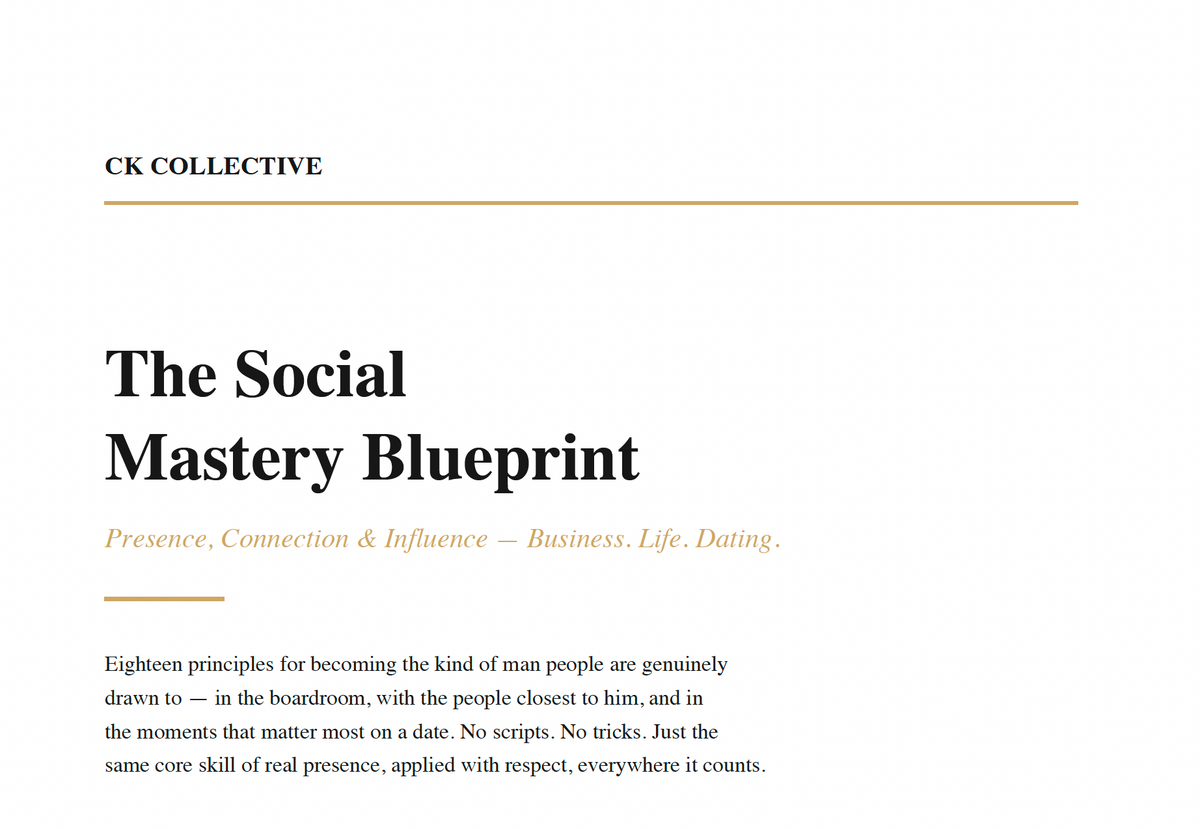 Social Mastery Blueprint PDF