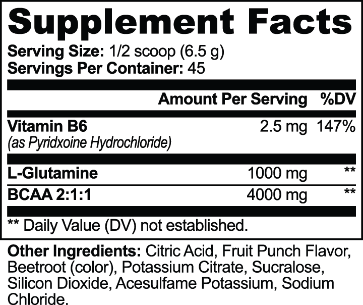 BCAA Shock Powder: Autumn Burn