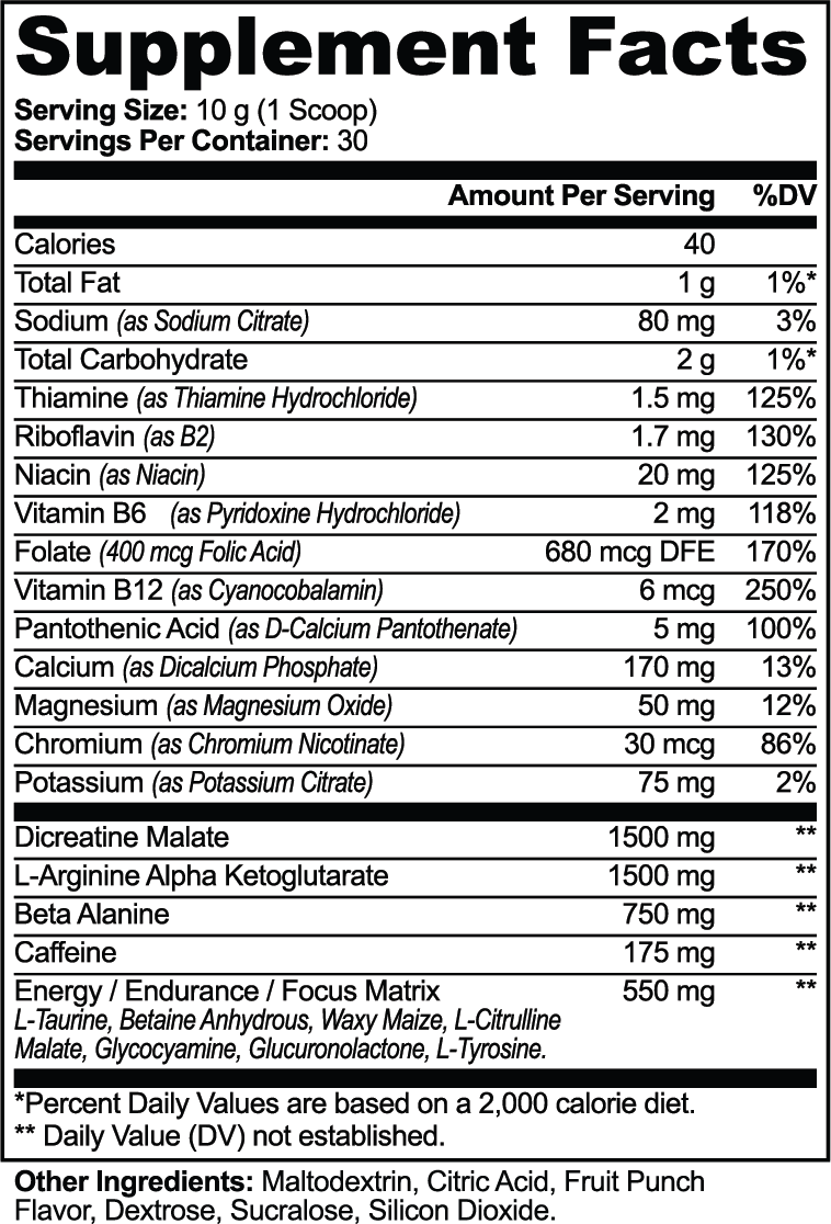 Nitric Shock Pre-Workout Powder: Unmatched Performance