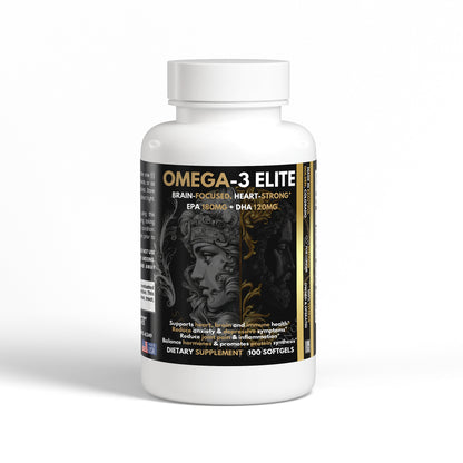 Omega-3 Elite: Brain-Focused. Heart-Strong.