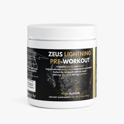 Zeus Lightning Pre-Workout: Electric Jasmine