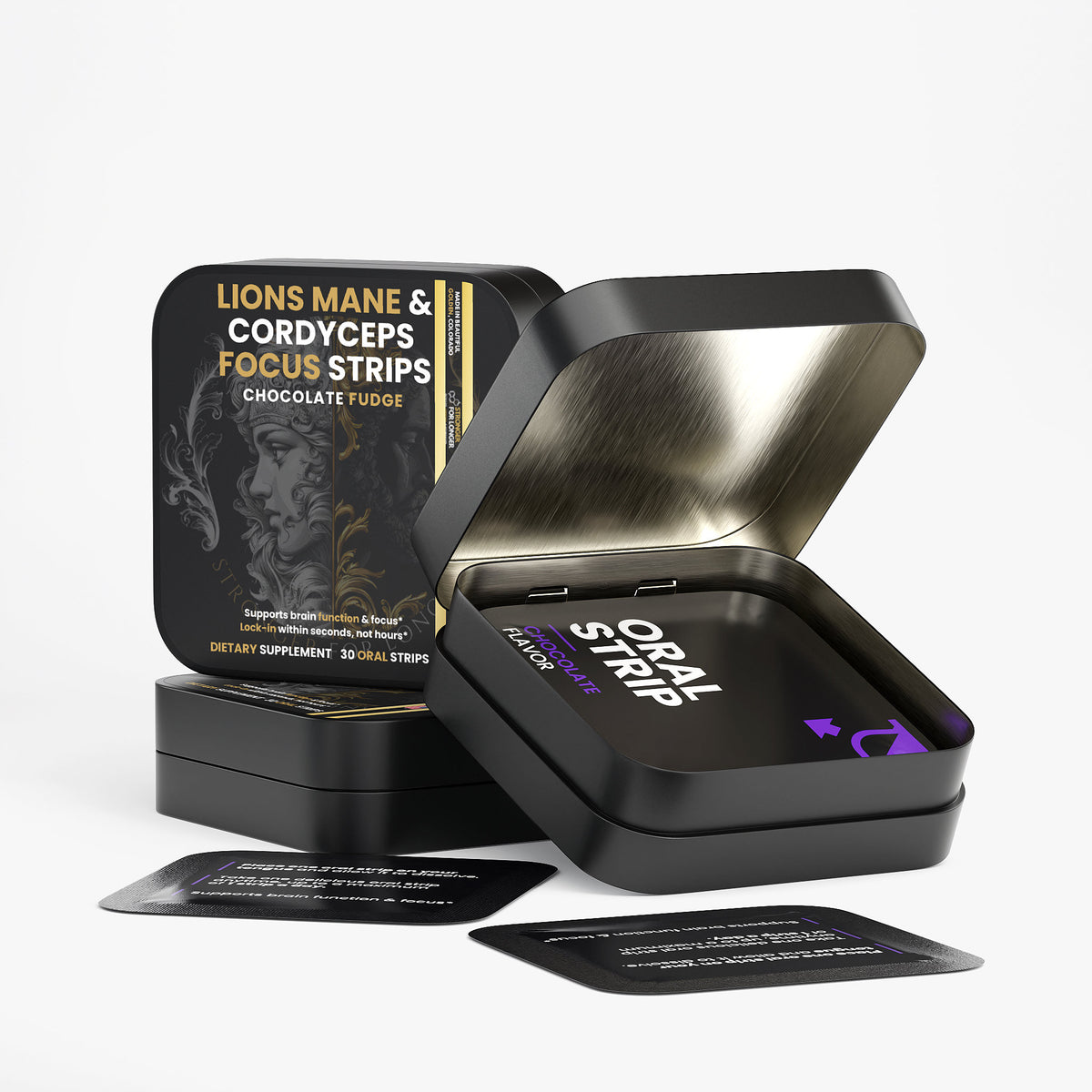 Lion's Mane & Cordyceps Focus Strips