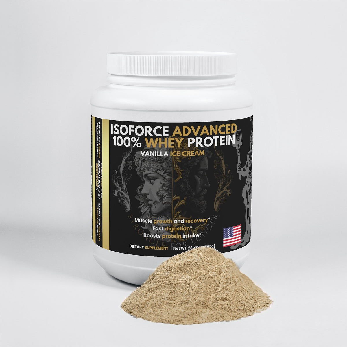 IsoForce Advanced 100% Pure Whey Protein - Vanilla Ice Cream