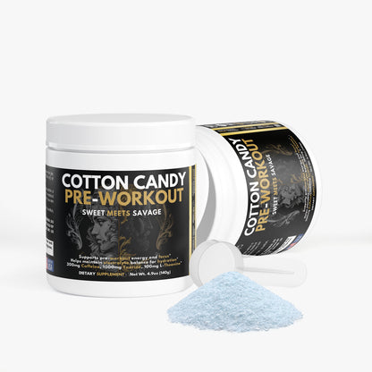 Cotton Candy Pre-Workout: Sweet Meets Savage