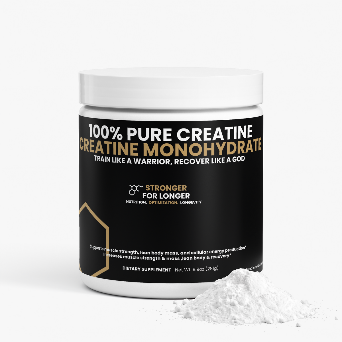 100% Pure & Natural Creatine Monohydrate (Water Soluble)
