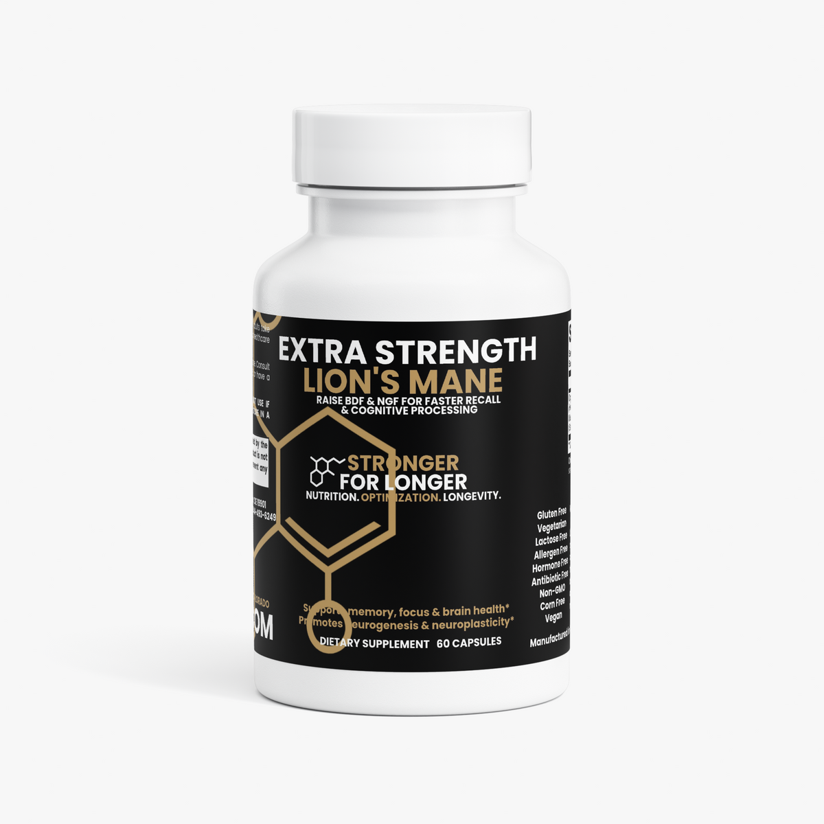 Extra Strength Lion's Mane Mushroom - 1000mg