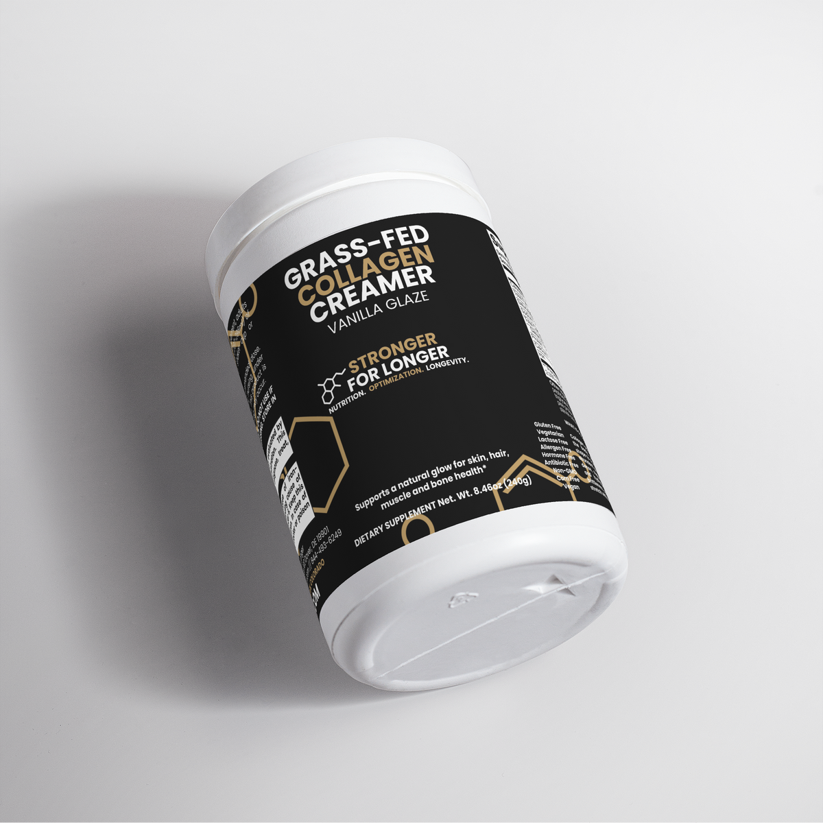 Grass-Fed Collagen Creamer: Vanilla Glaze