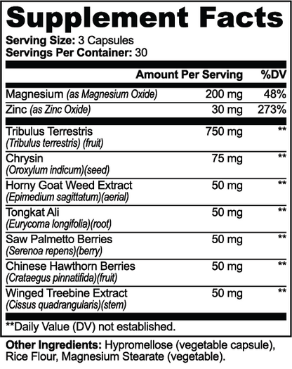 Tongkat Ali & Tribulus Testosterone Booster
