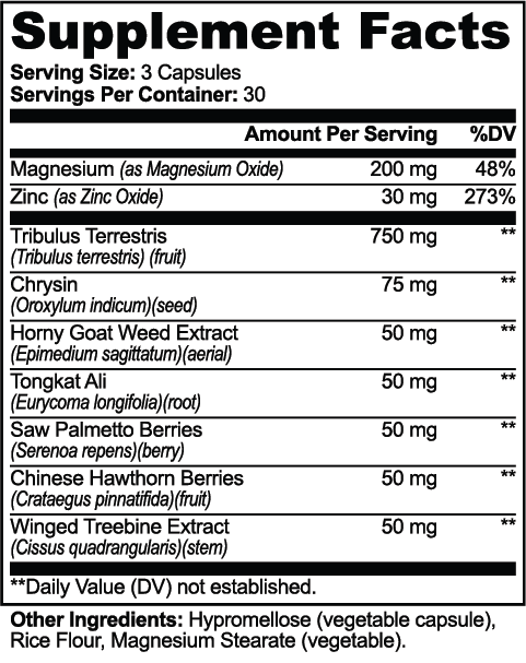 Tongkat Ali & Tribulus Testosterone Booster