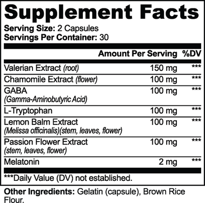 GABA & Chamomile: Perfect Sleep Formula