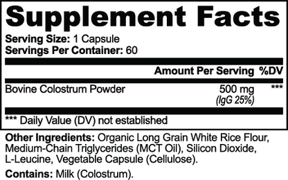 Colostrum: Bovine Peptides