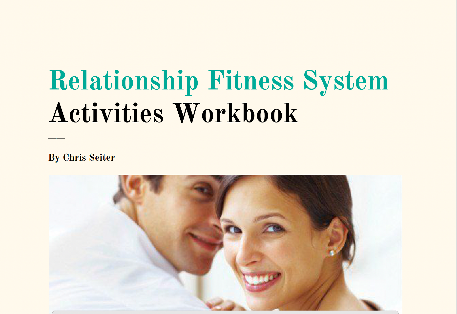 Relationship Fitness Book PDF
