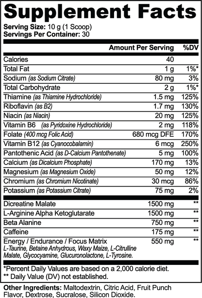 Nitric Shock Pre-Workout Powder: Unmatched Performance