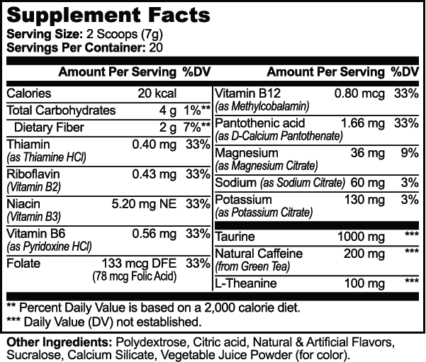 Poseidon Pre-Workout: Fruit Punch